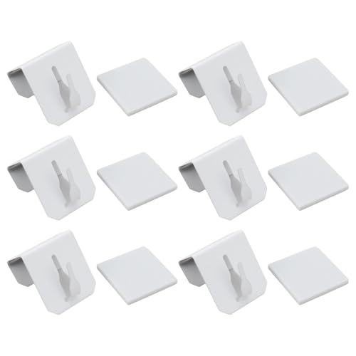 VGOL Lot de 20 crochets de suspension de fenêtre en métal pour cadres de 12 à 20 mm