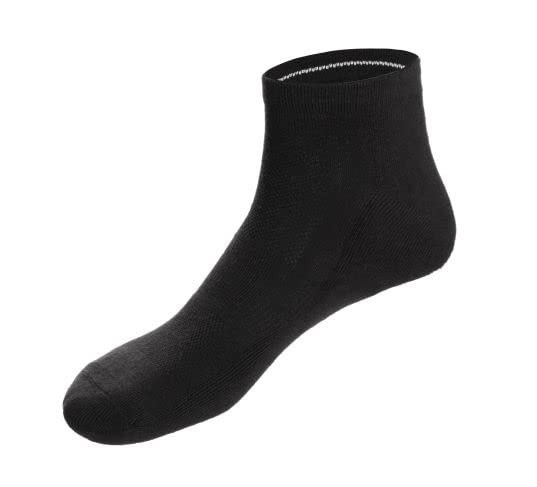 Cleocotton Ankle sport socks, (8-pack) Black - SM
