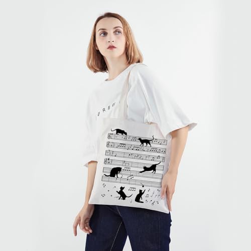Bolso Tote Nota Musical PWHAOO para Mujer miniatura 2