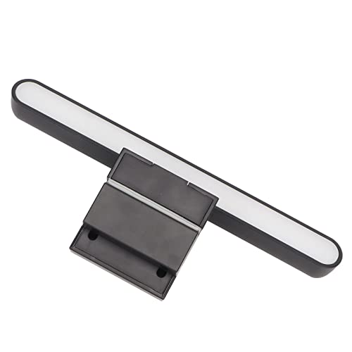 Julihai Barra de Luz para Monitor de Pantalla LED con Ajuste de Temperatura de 3 Colores, Ambiente de Trabajo Cómodo para Profesionales de Negocios, Negro de 7,1 Pulgadas