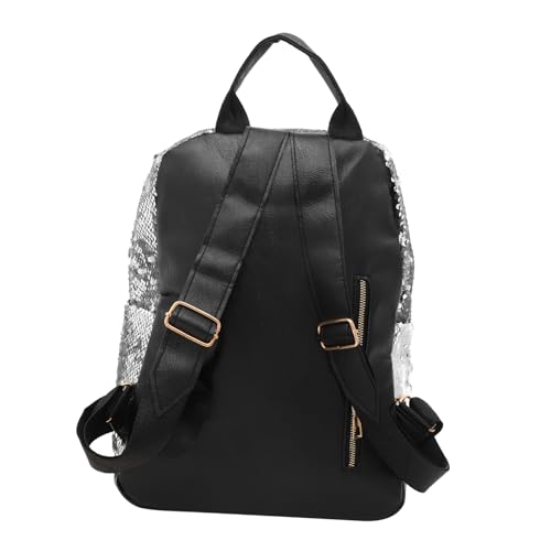 Mochila de lentejuelas para viaje casual y tardes de compras