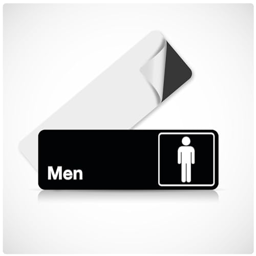Panneau de toilettes pour homme idéal pour bureaux et restaurants