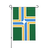 Flag Of Portland, Oregon Garden Flags for Outside 12x18 Inch Double Sided Burlap Small Decor Garden Flag Home Yard Welcome Banner