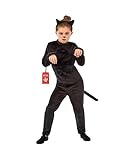 Fun Shack Disfraz Gato Niña, Disfraz Gatita Negra, Disfraces Halloween Niña, Traje Gato para Carnaval y Halloween, S