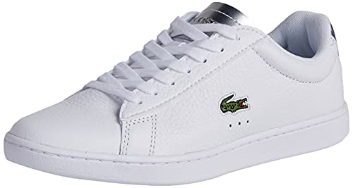 LACOSTE-Womens-CARNABY-EVO-220-Sneaker-White-Silver