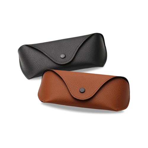 Image of Sunglass Eyeglass Case, Soft Eye Glasses Case for Men Women Adults, Portable Slim Reading Glasses Carrying Case