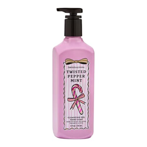 Bath & Body Works Twisted Peppermint Hand Soap, Cleansing Gel, 8 Fl Oz (Twisted Peppermint) image 2