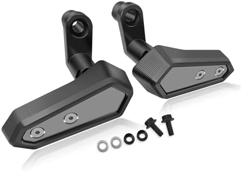 Motorcycle Crash Slider Frame Protector for Ninja 500/Z500 - Fall Protection Fairing Guard, Easy Install, Design (Green/Red)