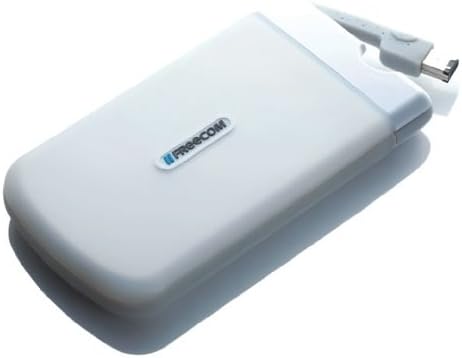 FREECOM TOUGH DRIVE PRO 250GB FW+USB-2 White [Integrated USB Connection Shockproof External Mobile Hard Drive] 32704