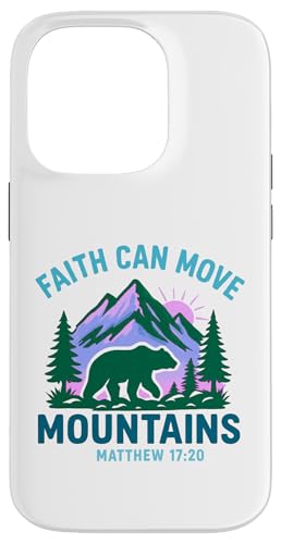 Faith Can Move Mountains�}�^�C17:20 �N���X�`���� �X�}�z�P�[�X iPhone 14 Pro �p