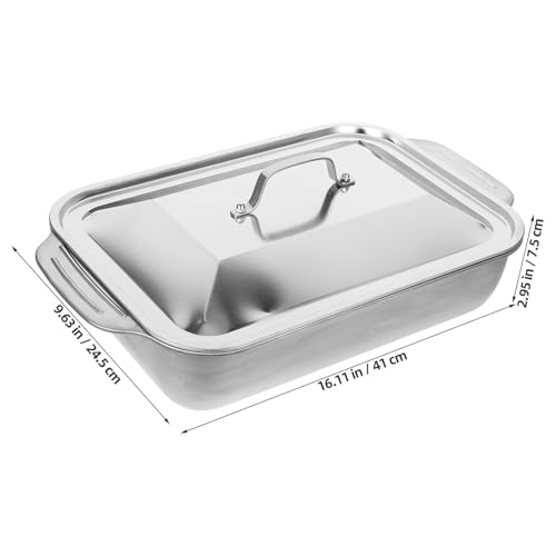 Cocina de acero inoxidable con tapa para exteriores y tostado de pescado en barbacoa 6