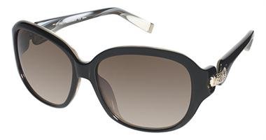 Tru Trussardi Women's 12834 BK Black Fashion Sunglasses 57mm
