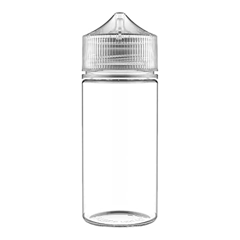 BOTTLES Chubby Gorilla - 100ML Unicorn Bottle - Clear Bottle Natural Cap - V3 (3 PACK) Cover