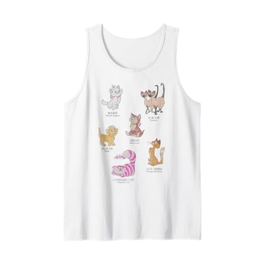 Disney Mickey And Friends Cat Names And Breeds Tank Top