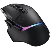 Logitech G G502 X PLUS Lightspeed Wireless RGB Gaming mouse - Optical mouse with LIGHTFORCE hybrid switches, LIGHTSYNC Rgb, HERO 25K sensor, compatible with PC - macOS/Windows - Black