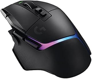 Logitech G502 X PLUS LIGHTSPEED Wireless - Optical mouse with LIGHTFORCE hybrid switches, LIGHTSYNC RGB, HERO 25K gaming sensor, compatible with PC - macOS/Windows - Black