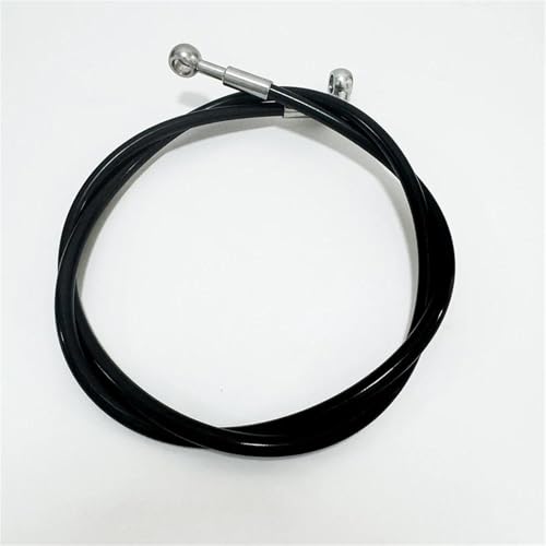 Durite de frein hydraulique moto tout-terrain flexible acier tressé noir 10mm 250 cm