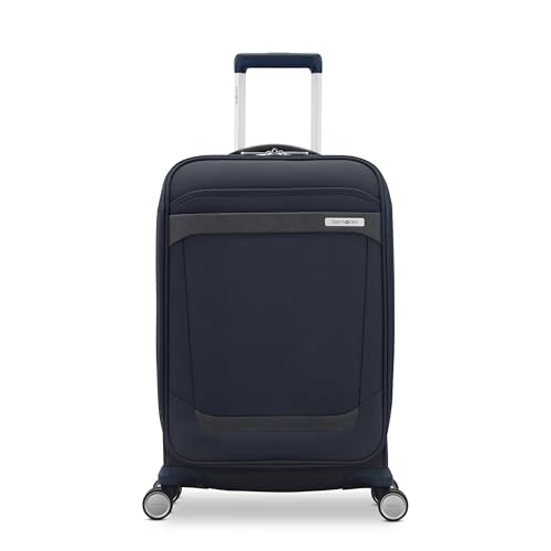 Samsonite Elevation Plus 22-Inch Carry-On - Expandable Softside Spinner Luggage - Midnight Blue - image 2
