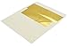Invitation Envelopes with Gold Foil Lining (5.25 x 7.25 Inches, Ivory, 50 Pack)