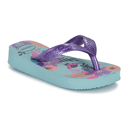 Chinelo Azul Water Kids Flores Havaianas n° 27/28