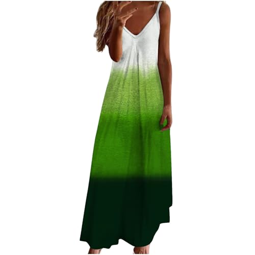 Robe longue à bretelles pour les vacances et les soirées d'été décontractées