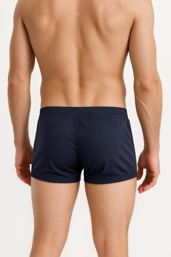 Image of Men's 100% Pure Combed Cotton Solid Briefs | Trunk with Soft Concealed Waistband (Pack of 5, Multicolored - Colours May Vary)