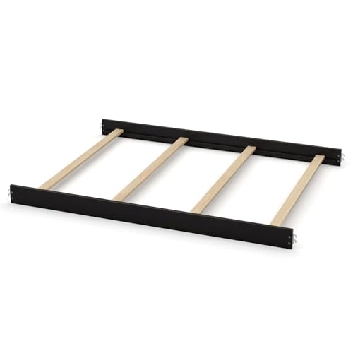 Image of Full-Size Conversion Kit Bed Rails for Oxford, Soho, Ozlo & Avalon Baby Convertible Cribs - Solid Wood - Toddler and Adult Rail for Full-Size Bed - Nursery and Baby Furniture (Espresso, Hook-On Kit)