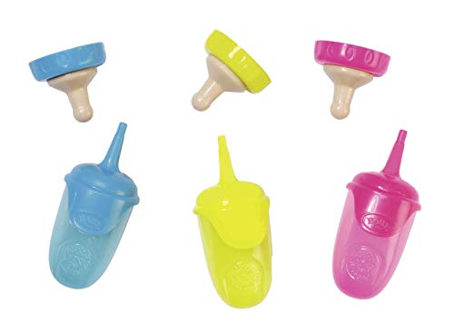 Price comparison product image BABY born 826904 43 cm-for Toddlers 3 Years & Up-Easy for Small Hands-Includes 3 Bottles in Blue