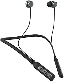 Wireless Neckband Headphones, Neckband Earbuds V4.1 Noise Cancelling Headset with Mic, Magnetic Stereo