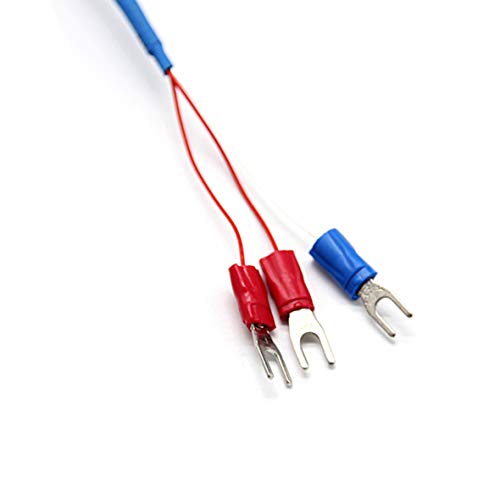 T-PRO RTD PT100 Temperature Sensors Three-Wire System,Stainless Steel Probe(4×30MM) Range:-50℃-200℃ (6.6Feet)
