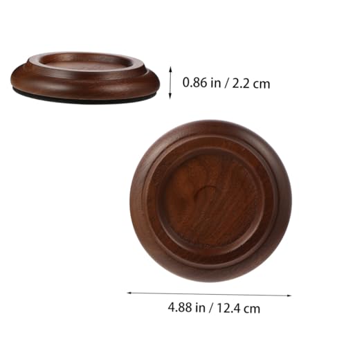 Patins pour pieds de piano à queue en bois synthétique 3pcs - 3