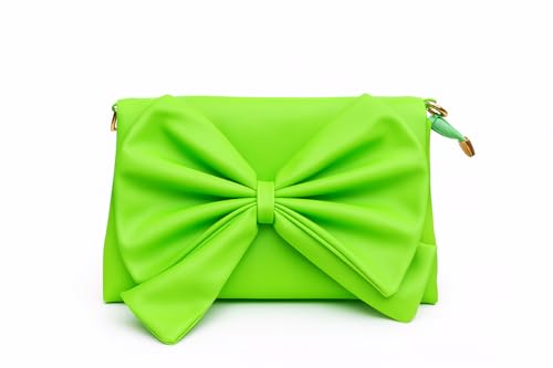 Image of Women's Bow Crossbody Bag - Shoulder Purse & Sling Handbag - Multi-Pocket Partitioned Side Bag with Adjustable Strap for Party, Wedding & Casual