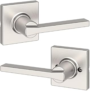 Kwikset 92001-601 Casey Passage Lever, Satin Nickel