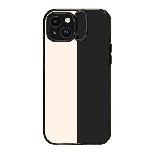 Coque iPhone 15 Plus CASETiFY noire et blanche avec anneau de support MagSafe - 5