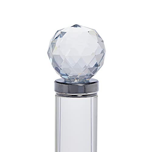 Crystal Paper Towel Holder Stand For Kitchen Countertops, Tall Clear Roll Dispenser (15.2 X 8.5 In) #TOP2