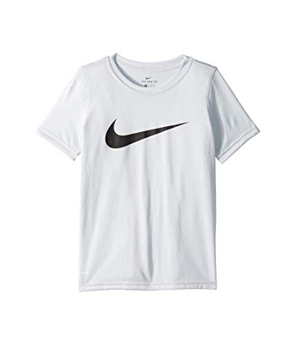 Nike B NK Dry Tee Leg Swoosh t-shirt garçon en tissu technique léger