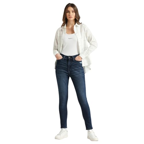 Image of Pepe Jeans Women's Skinny Fit High Rise Jeans