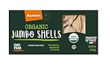 Mantova Organic Jumbo Shells Pasta, 12oz boxes (Pack of 2), Non-GMO, Product of Italy, Made with Organic Durum Wheat Semolina, Great for Stuffing