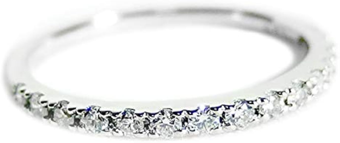 Amazon | ダイヤモンド リング ハーフエタニティ 0.2ct 8号 プラチナ 