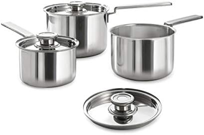 Robert Welch Campden Cookware Saucepan Set, 3 Piece