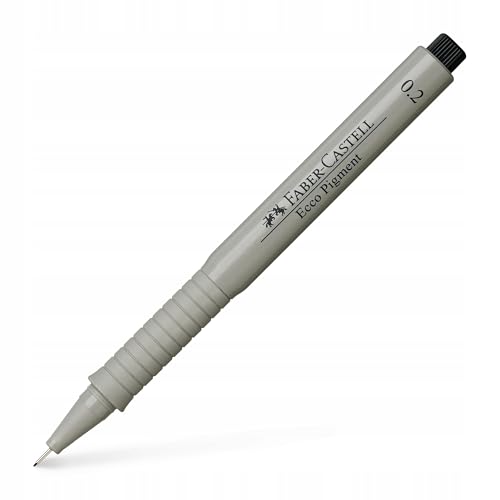 Ecco Pigment 0,2 mm Faber-Castell stylo noir pour bullet journal et croquis