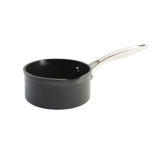 Image of Lakeland Hard Anodised 14cm Milk Pan
