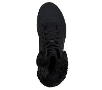 Skechers Damen UNO Rugged Fall Air Trainers, Black Durabuck/Faux Fur, 35.5 EU – Ansicht 4