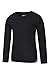 Merino Kids Top - Warm Thermal Baselayer Black 7-8 Years