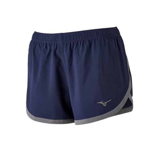 Short Impact Mizuno respirant XL bleu marine anti-frottement running