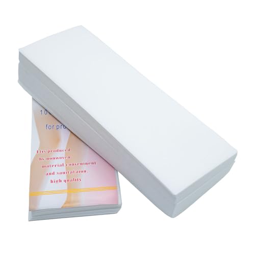 RebiCare ブラジリアンワックス 脱毛シート Mサイズ 100枚入 (7cmx20cm) ペーパーワックス ストリップス ストリップスペーパー ストリップスシートの商品画像（Amazon）