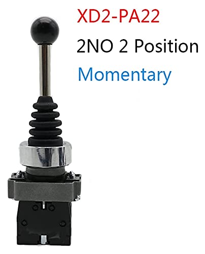 Commutateur à bascule XD2PA22 manette de commande pour automatisme 2NO