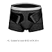 Imagen de Faja Hernia Inguinal Hombre para Deportes de Doble Hernia con Dos Almohadillas de Compresión Extraíbles y Correas Ajustables para la Ingle