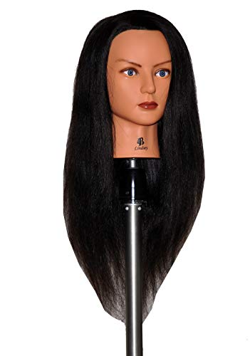 Bellrino 24 " Cosmetology Mannequin Manikin Training Head With Human Hair - Lindsey (Lindsey) (Lindsey) #TOP2