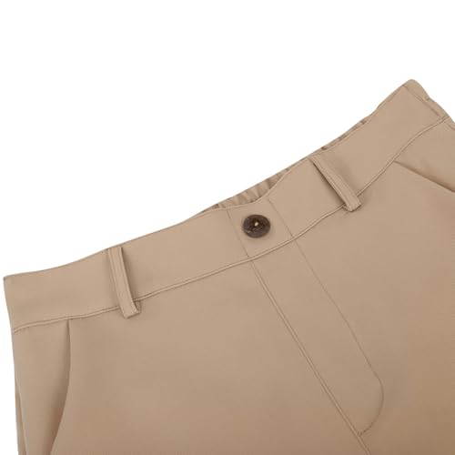 Girls Dress Pants High Stretch Comfortable Kids Formal Trousers with Pockets for School Party Sizes 5-14 Years2